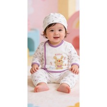 Şapkalı Ikili Takım(Tavşan Figürlü Hayvan Desenli)