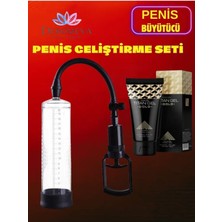 Aşkın Deposu Geliştirme Seti | Vakumlu Pompası ve Ttan Jel Gold Bakım Kremi | Daha Büyük, Daha Sert, Daha Güçlü Xxl | Erkeklere Özel Cinsel Sağlık ve Performans Arttırıcı Set