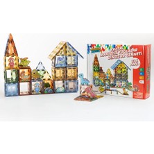 Piccolo Kristal Manyetik Tuğlalar Dinozor Cenneti 116 Parça