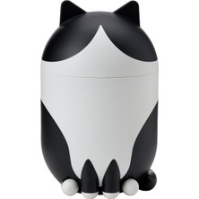 IKEA Grejsımojs Siyah-Beyaz Kapaklı Kutu