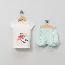 Jolly Joy Lıttle Star Alt Üst Takım - Mint Yeşili - 6 - 9 Ay Mint Yeşili