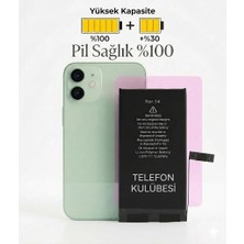 Telefon Kulübesi iphone 14 Uyumlu Batarya Pil Güçlendirilmiş (Hata Vermez)