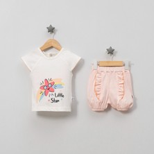 Jolly Joy Lıttle Star Alt Üst Takım - Somon - 6 - 9 Ay Somon