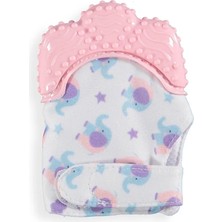 Bebek Diş Kaşıma Eldiveni Pembe (5 Adet)