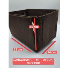 Marjinal W Club Tek Suluklu Long...  M  Canta Icın Duzenleyıcı Icı  Organızer  Koyu Kahverengı   26  x 15 x 14  Olculu  (  Uzunluk  Xyukseklık Xgenıslık )