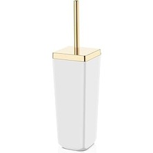 SHC4200 Toskana Tuvalet Firçasi Beyaz Altin