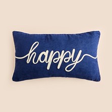 Matmel Soft Happy Kırlent - Lacivert - 30X50 cm