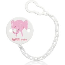 901 Wee Baby Zincirli Emzik Askısı - Kız (2 Adet)