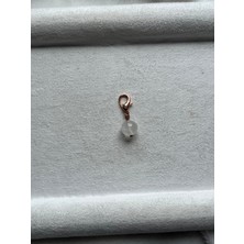 Pel Design 8 mm Selenit Taşı El Yapımı Tak Çıkar Çok Amaçlı Charm