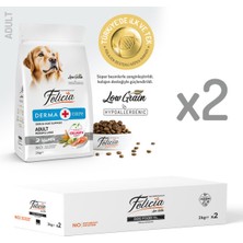 Felicia Derma Care Somonlu Orta ve Büyük Irk Yetişkin Köpek Maması 6kg