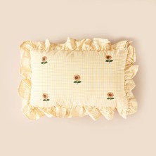 Matmel Soft Kras Kırlent - Sarı / Ekru - 30X50 cm