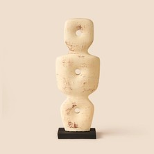 Matmel Deco Eskitme Iskandinav Dekor - Bej - 36 cm