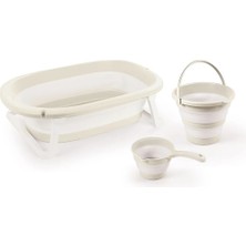 Dolu Nuve Katlanabilir Küvet Set (4 Adet)