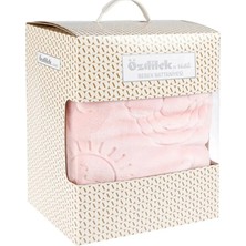 Özdilek Embos Bebek Battaniyesi 100X120 cm Pudra - Stoktaki Desen Yollanmaktadır