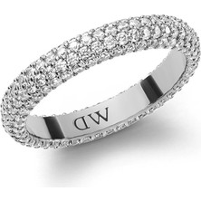 Daniel Wellington Pave Crystal Ring Silver