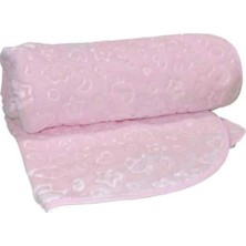 Özdilek Embos Peluş Bebek Battaniyesi Pembe - Stoktaki Desen Yollanmaktadır
