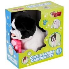 Eco Lounge PR66308-25T Tasmalı Yürüyen Peluş Fransız Köpeği