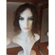 Özbience Doğal Dalgalı Kahve Renkli Saç Teliği, Güzel ve Havalı Görünüm