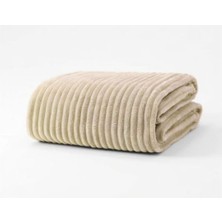 Çağtex Premium Ipek Soft Tek Kişilik Fitilli Battaniye Extra Yumuşak Doku