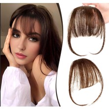 Özbience Açık Kahverengi Rahat Kullanımlı Perçem Klipsli Saç Aksesuarı