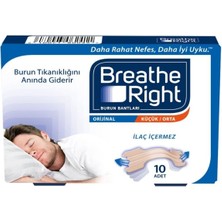 Breathe Right Klasik Burun Bantları 10 Adet 3 Adet