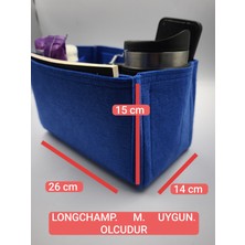 Marjinal W Club Tek  Suluklu  Long....  M   Canta Icın Duzenleyıcı Organızer  Saks Mavı  Renk 26 x 15 x 14  Olculu  (  Uzunluk  x Yukseklık  x Genıslık )