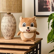 Matmel Soft Sincap Figürlü Yastık - Kahverengi - 35X20 cm