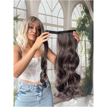 Özbience Saç Dokulu Yandan Dolamalı Bağcıklı At Kuyruğu Takımı