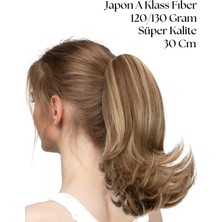 Özbience Renkli Tokalı At Kuyruğu, 30 Cm, 120 G, Şık ve Rahat Kullanım