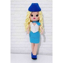 Evim Oyuncak Dünyası Hostes Barby Amigurumi Organik