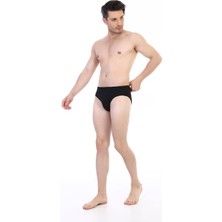 Çift Kaplan Erkek Süprem Siyah Slip 741