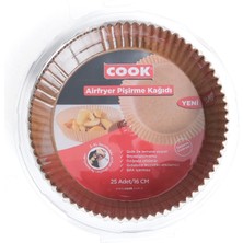 Cook Air Fryer Pişirme Kağıdı 25'li 2 Adet