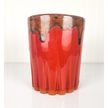 Emel Ceramics Tyche – Işıltı Serisi El Yapımı Seramik Espresso Bardağı, Kristal Kesimli Detay, 200 ml