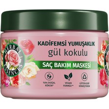 Herbal Essences Kadifemsi Yumuşaklık Gül Kokulu Saç Bakım Maskesi 300 ml 2 Adet Vegan Formül ile