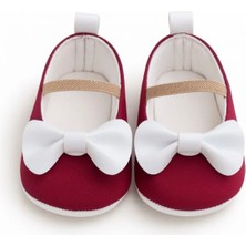 Minissa Baby Kids Konfor ve Şıklığı Buluşturan Kırmızı Ilk Adım Ayakkabısı Kelebek Modeli
