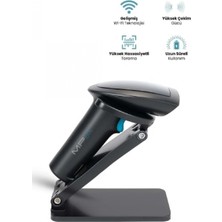 MiraLive Kablosuz Standlı 1d/2d Barkod &amp; Karekod Okuyucu