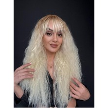 Özbience Gerçek Saç Dokulu Medikal Peruk, Cilt Görünümlü Tepe ve Bone Hediyeli