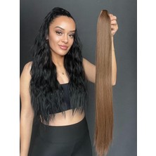 Özbience Dalgalı At Kuyruğu Tak ve Çık Tokalı Postiş, Kolay ve Şık Kullanım