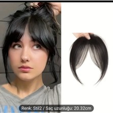 Özbience Doğal Görünümlü Klipsli Kahkül Saç Düz Model, Şık ve Pratik Saç Aksesuarı