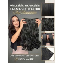 Özbience 4’lü Çıtçıt Seti, Dalgalı ve Düz Yarımay Tasarım, 2 Yan Parça ile Komple