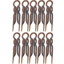 Marchen Collection Kadınlar Için Saç Düzenleyici Topuz Toka 20 Adet Kahverengi