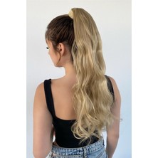 Özbience Doğal Görünümlü Fiber At Kuyruğu Postiş, Isıya Dayanıklı, Fön ve Maşa Uygun