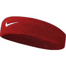 Özbience Swoosh Başlık Bandı Varsity Kırmızı-Beyaz Tek Boyut Yüksek Konfor