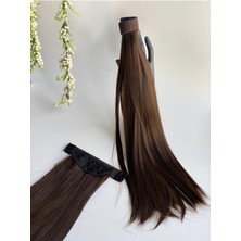 Özbience Koyu Kestane Renkli Fiber At Kuyruğu Postiş, Doğal ve Şık Görünüm