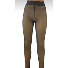 F.k Ince Çorap Görünümlü Termal Içi Peluş Külotlu Çorap