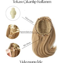 Özbience 7 Renkli Tokalı At Kuyruğu, 30CM, 120G, Şık ve Kullanışlı Saç Aksesuarı