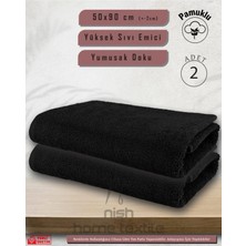 2 Adet Pamuklu, Kuaför Havlusu, Spor Havlusu, Berber Havlusu, Gym, Fitness Havlu 50 x 90 Melis Havlu