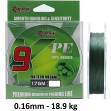 Captain X9 Megane Tech 175M 0.16MM Ip Misina Dark Green