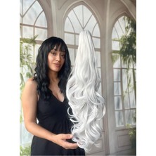 Özbience Gri Mandallı Tokalı Uzun Saç Takısı, Pratik ve Şık Kullanım