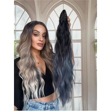 Özbience Dalgalı Mini Mandallı Tokalı Postiş At Kuyruğu, Kolay ve Şık Kullanım